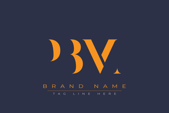 PBM abstract letter logo design. This logo is designed by three abstract letters.