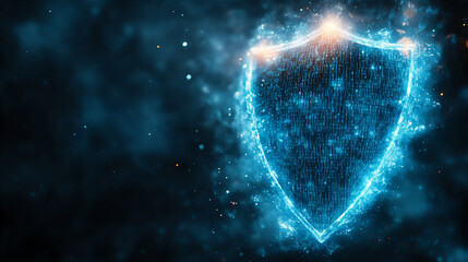 Futuristic Cyber Security Shield Protection Digital Technology 50