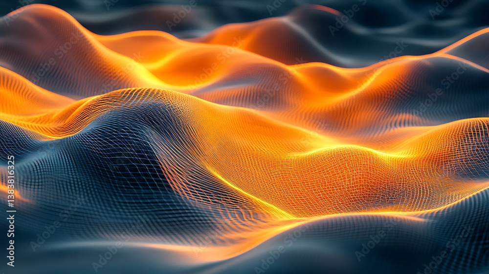 Aufkleber digital abstract futuristic texture background