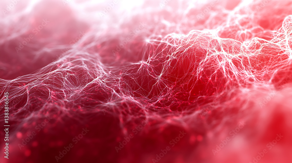 Poster Digital data background, abstract 3d art can be used in the description of network abilities, technological processes, digital storages, science, education, etc