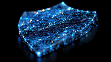 Futuristic Cyber Security Shield Protection Digital Technology 82