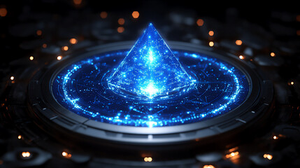 Futuristic Cyber Security Shield Protection Digital Technology 85