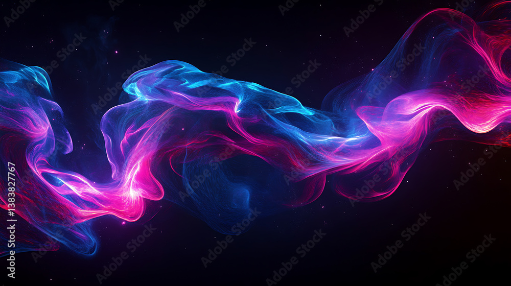 Poster abstract neon glow background