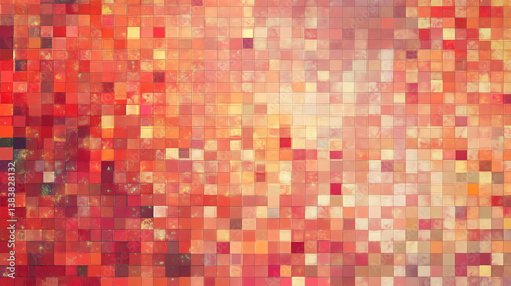 Aufkleber Abstract pixel pattern background