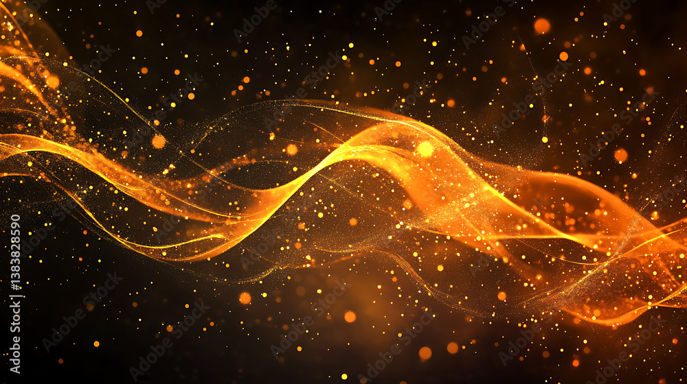 Leinwandbilder Abstract technology particles mesh background a futuristic and dynamic design concept