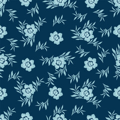 Obraz premium textile design with flower abstract pattern image background 