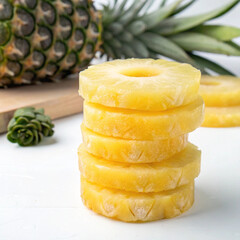 slices of pineapple 