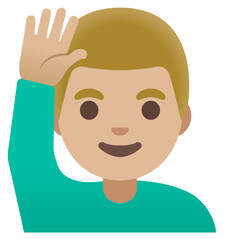 Obraz premium Person Raising Hand 