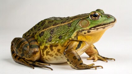 African Bullfrog on studio  background
