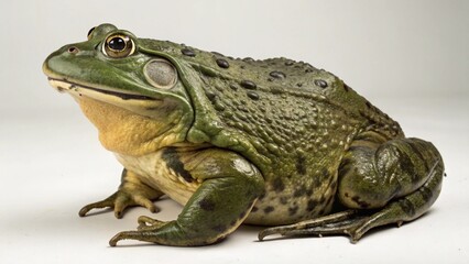 African Bullfrog on studio  background

