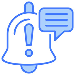 Notification Blue Icon