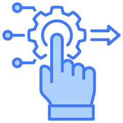 Actionable Blue Icon