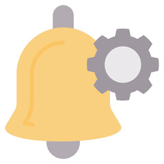 Notification Settings Flat Icon