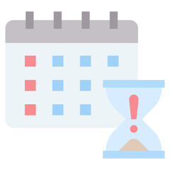 Deadline Flat Icon