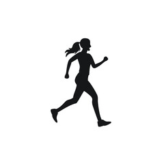 running man silhouette