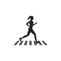 silhouette of a dancing girl