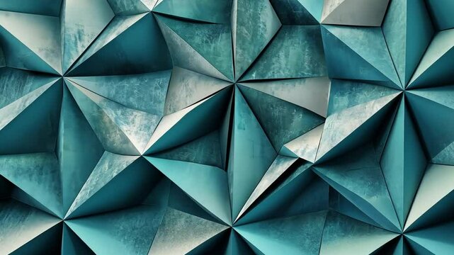 Geometric Shapes Creating a Textured Gray Paper Abstract Background Generative AI