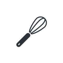 Whisk icon. Whisk Symbol sign for mobile concept and web design. Vector icon, Logo illustration, Vector graphics