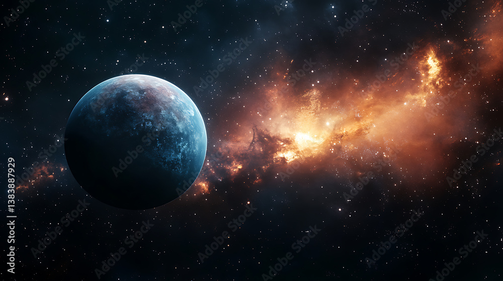 Wall mural computer tech modern space background isolated on a black background