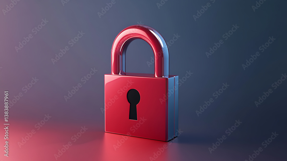 Poster concept of cyber security, user type login, and password, keeping user