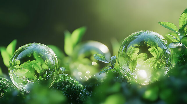 A conceptual image representing green sustainable investment, the integration of esg factors into investment strategies for long term sustainability