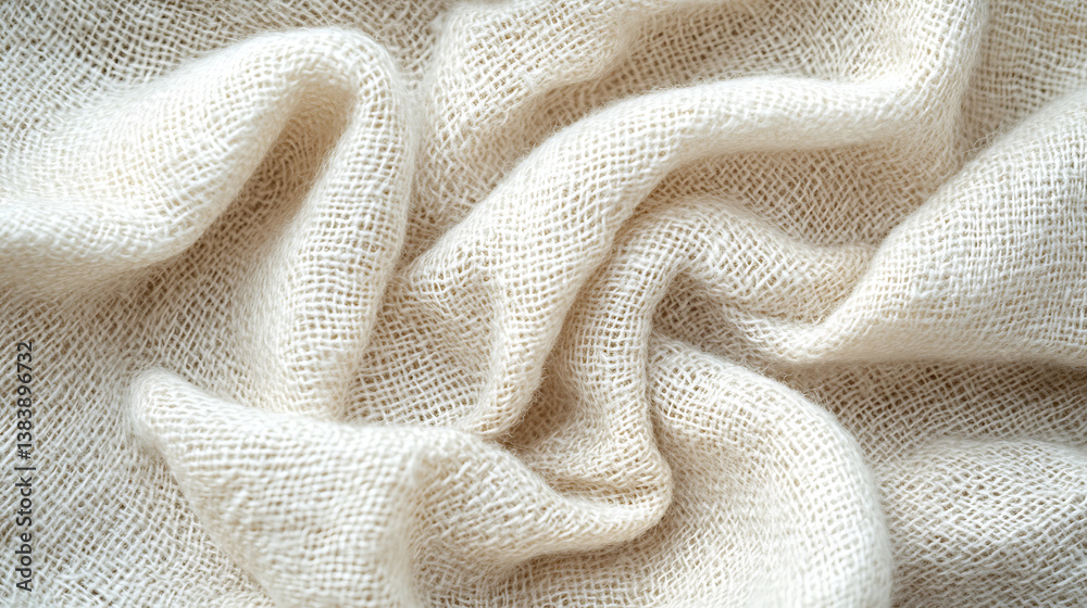 Poster A highresolution image showcasing the intricate details of a crumpled paper texture, serving as a background with a soft pastel color palette, embodying a minimalist and aesthetic vibe