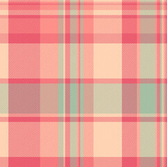 Elegant pastel plaid pattern, perfect for textile design, website backgrounds, or fashion projects.  Soft coral, peach, and mint hues create a calming, sophisticated aesthetic.
