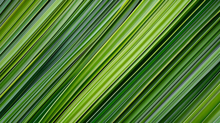 Abstract Diagonal Green Leaves Pattern Background