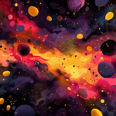 cosmic mystic galaxy background