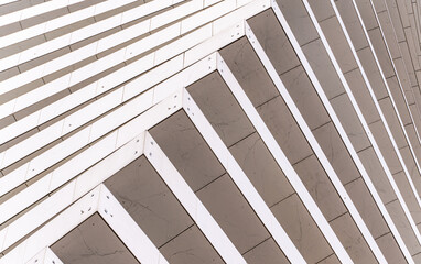 Modern architectural pattern with diagonal lines and shadows