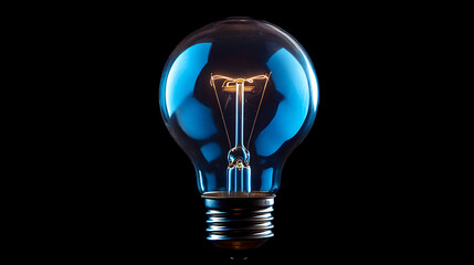 Light bulb as a symbol of renewable green energy