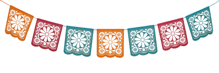 Papel Picado Banners for Cinco de Mayo and Mexican Festivals