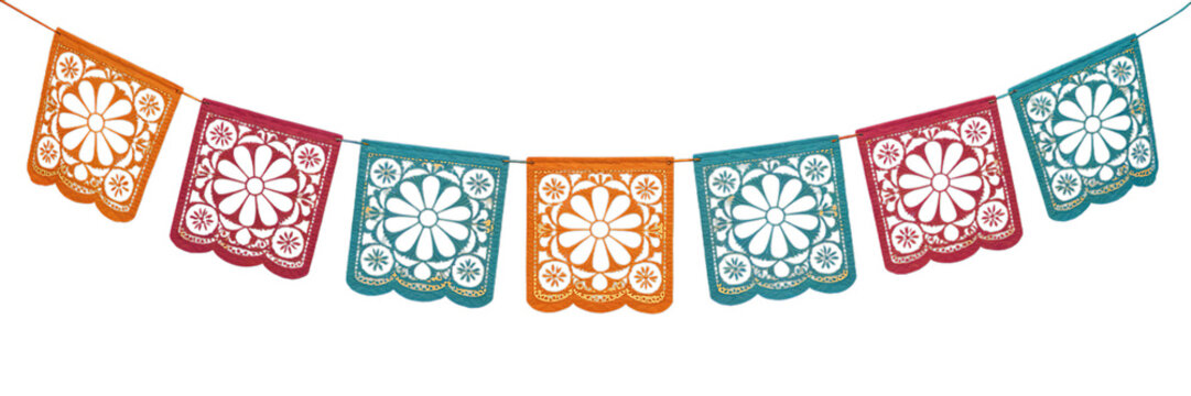 Papel Picado Banners for Cinco de Mayo and Mexican Festivals