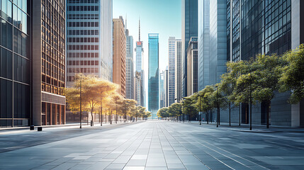 Fototapeta premium Images of parts of a modern city, 3d illustration