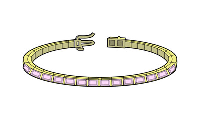 Fototapeta premium tennisbracele