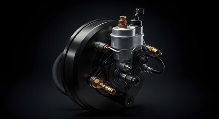 Fototapeta premium High-Quality Mechanical Brake Caliper Assembly for Automotive Systems