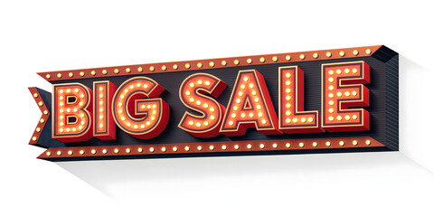 Big sale editable text effect, 3d text style effect. Big sale with abstract gradient background, up to 50% off. Discount promotion layout banner template design. Vector illustration.