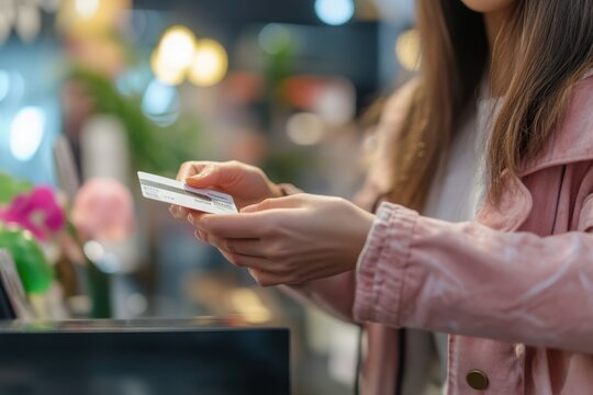 A person purchasing experience-based products like event tickets through an online store.