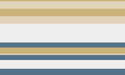 Serene horizontal stripes in calming beige, offwhite, and slate blue.  Perfect for backgrounds, website banners, or textile designs. Evokes feelings of tranquility and simplicity.