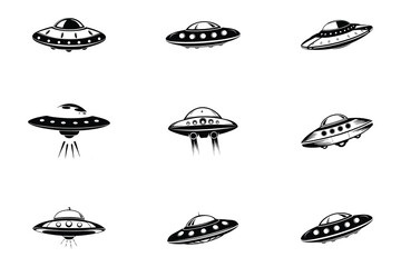 Obraz premium Spaceship Svg