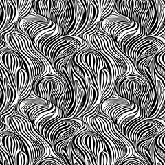 a black and white abstract pattern