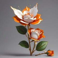 Golden Bloom: Dance of the Butterfly