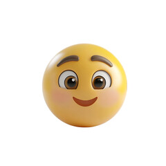 Cute 3D Emoji Face