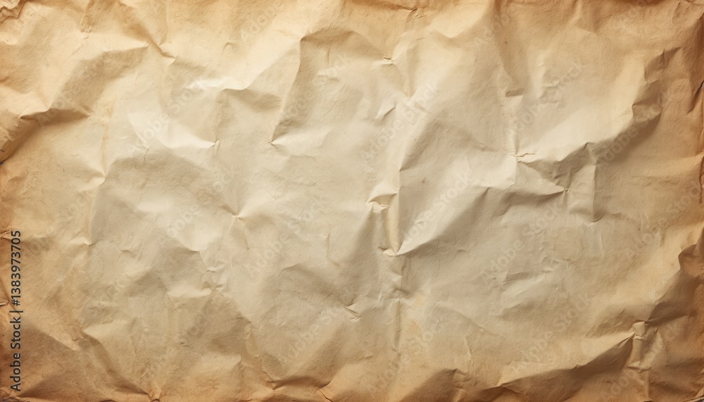 Aufkleber vintage paper background texture. crumpled, aged, brown paper surface. antique, rough material with 
