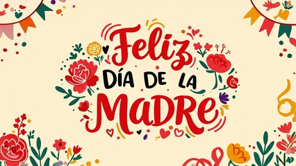 Obraz premium Modern Floral Mother's Day Design