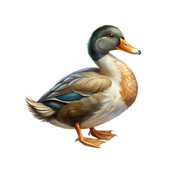 Obraz premium Transparent duck PNG image for website and app design
