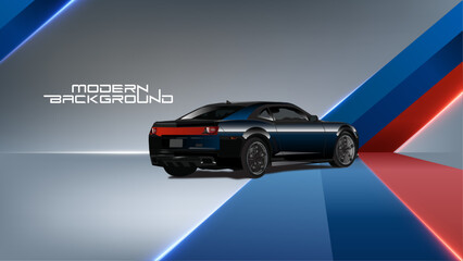 Car Graphics Premium Brand Background Abstract Template Design Corporate Presentation. Contemporary Style Graphic Creative Cover. Amazing Geometric Element background. Brochure flyer, template.