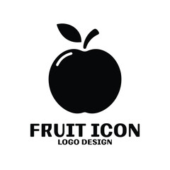 Fruit Icon Vector Logo Design