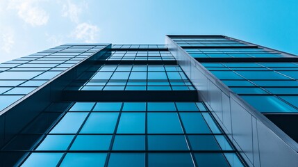 A modern building perspective captures the expansive sky above