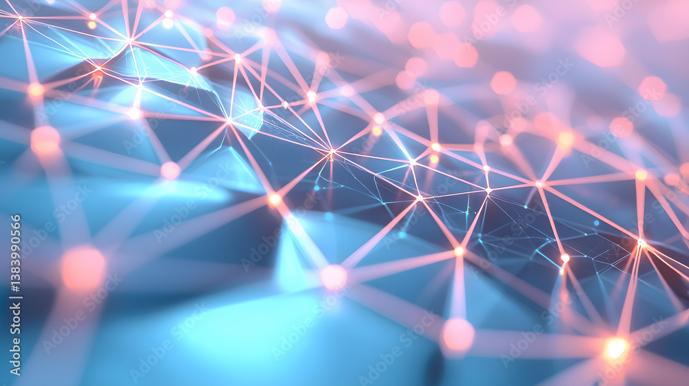 Aufkleber exploring ai and machine learning neural networks in technology visualization digital art abstract f